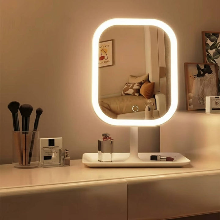 Harwelton™ Travel Makeup Mirror with Lights and Three Colour Modes
