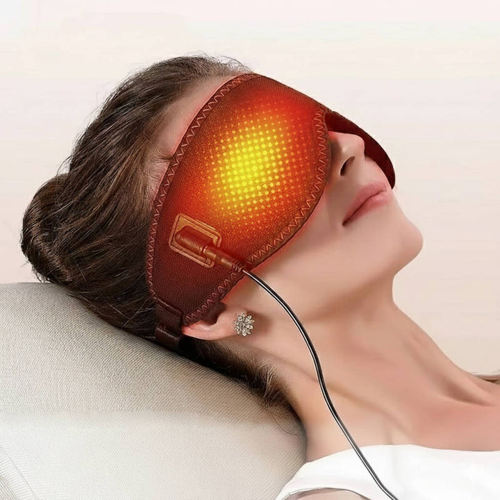 Heated Eye Mask with Three Warmth Settings and Massage Mode