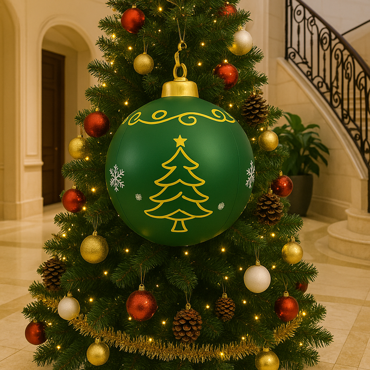 Outdoor PVC Christmas Decoration with colourful LED Lighting