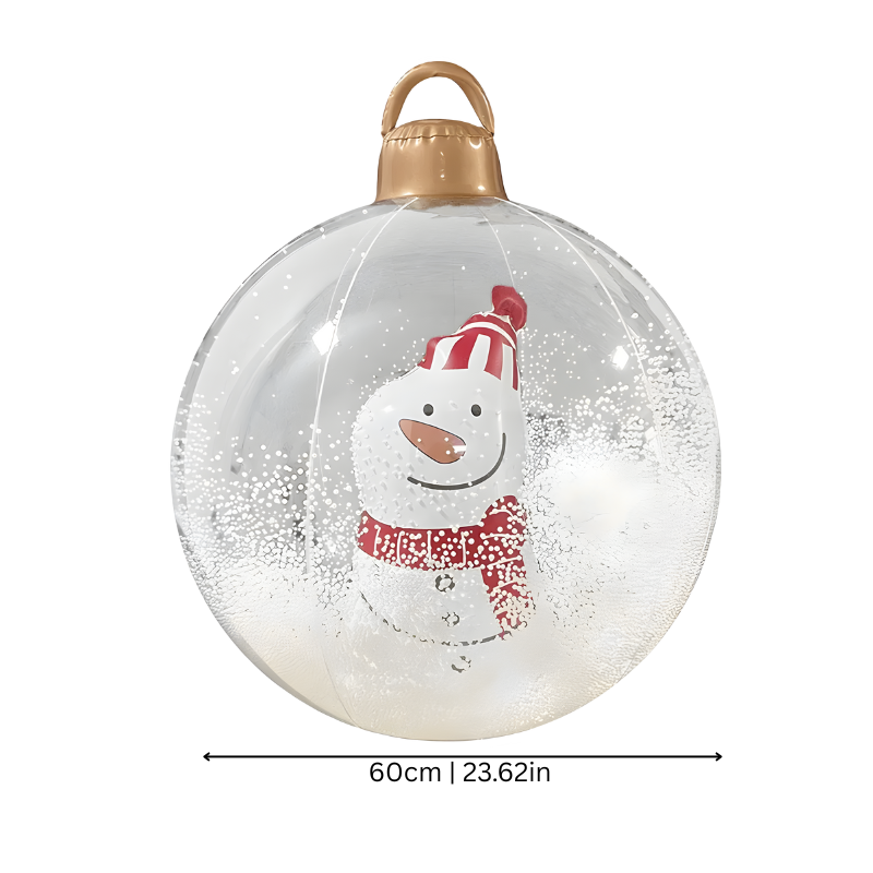 Outdoor PVC Christmas Decoration with colourful LED Lighting
