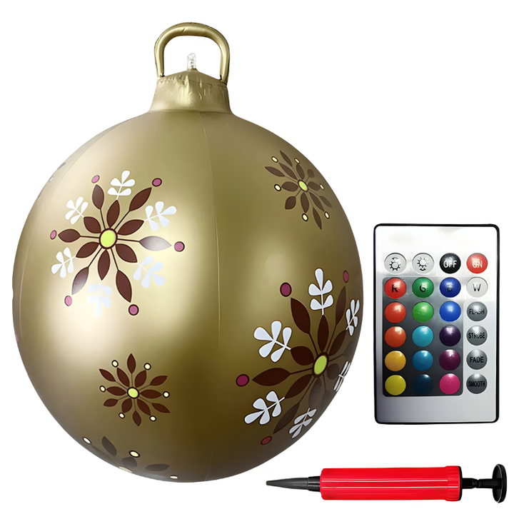 Outdoor PVC Christmas Decoration with colourful LED Lighting