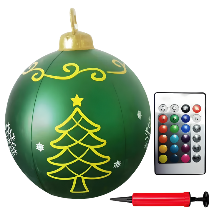 Outdoor PVC Christmas Decoration with colourful LED Lighting