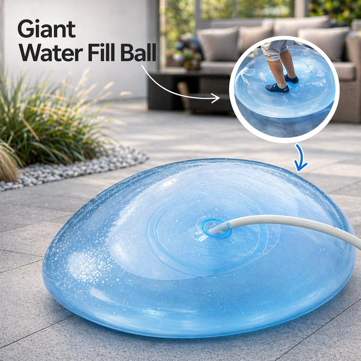 Jumbo Inflatable Play Ball for Kids – Reusable Garden Fun