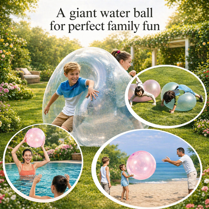 Jumbo Inflatable Play Ball for Kids – Reusable Garden Fun