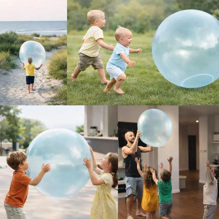 Jumbo Inflatable Play Ball for Kids – Reusable Garden Fun