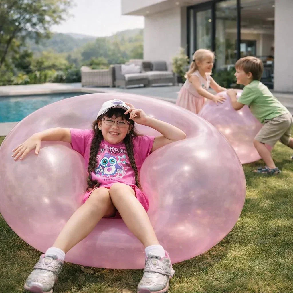 Jumbo Inflatable Play Ball for Kids – Reusable Garden Fun