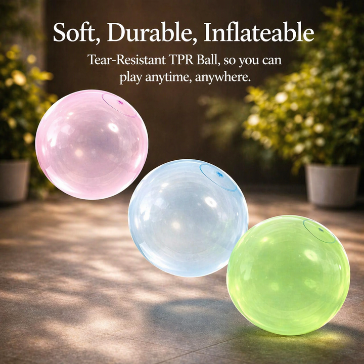 Jumbo Inflatable Play Ball for Kids – Reusable Garden Fun