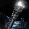 Harwelton™ Rechargeable Waterproof LED Torch with Zoom and 5 Light Modes