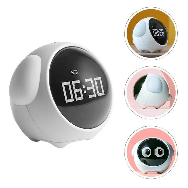 Harwelton™ Cute Dog Sunrise Alarm Clock with Voice Control and Night Light