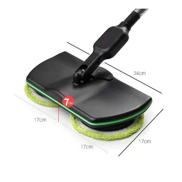 Cordless Electric Spin Mop with Dual Spinning Heads