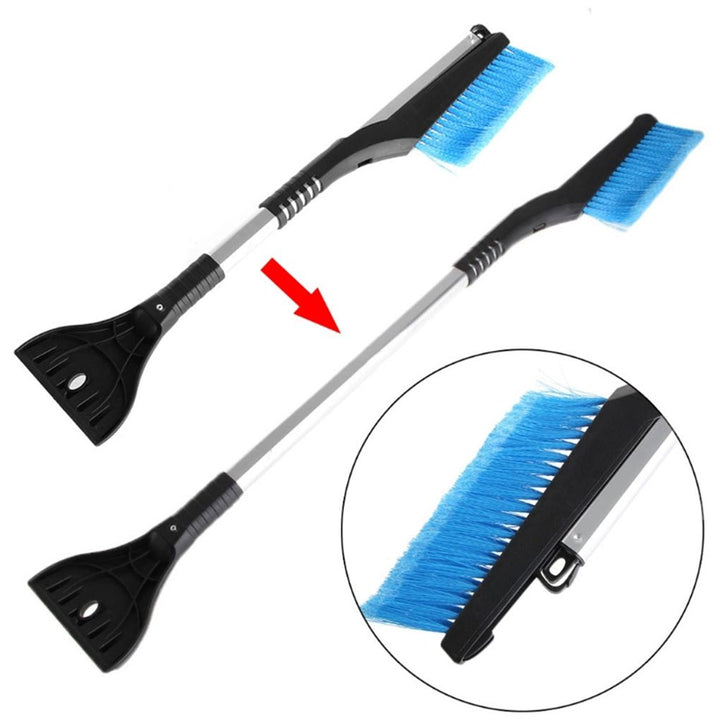 Extendable Ice Scraper and Snow Brush with Aluminium Handle