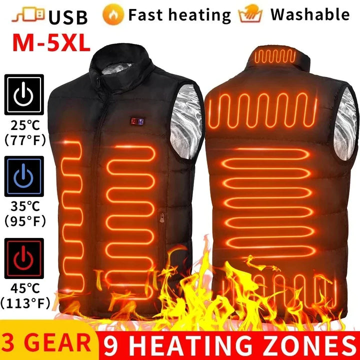 Harwelton™ Heated Softshell Jacket with 9 Heat Zones and USB Power