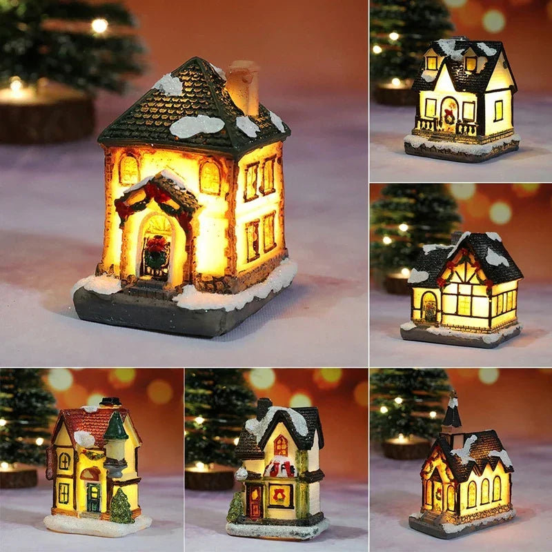 Winter Dreams LED Christmas House Figurines