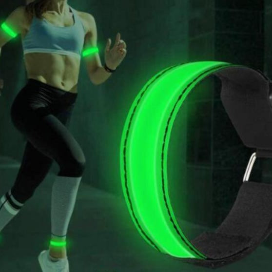 LED Reflective Safety Band for Running, Cycling and Dog Walks