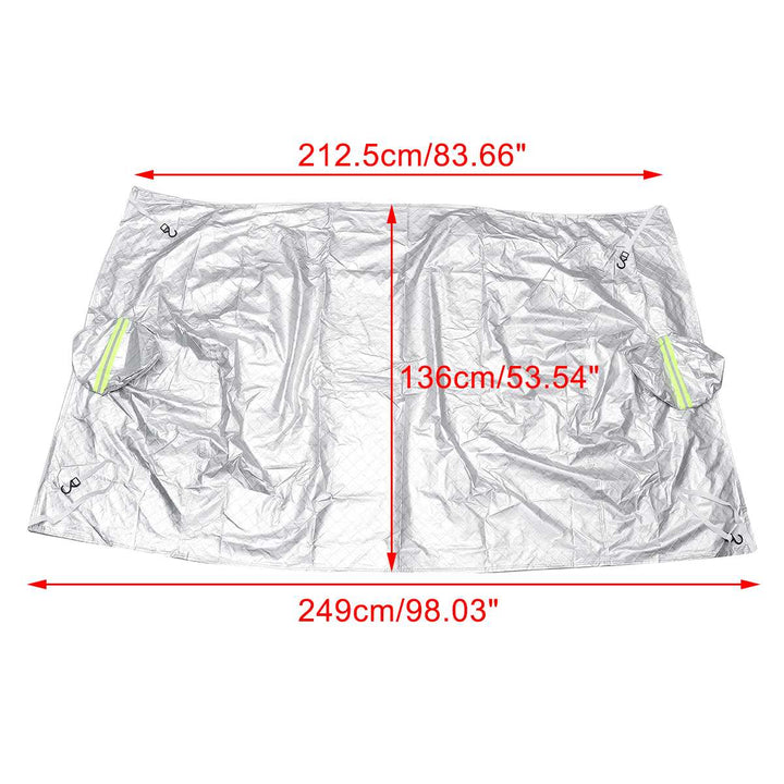 Harwelton™ Windscreen Frost Cover with 4-Layer Insulation &amp; Reflective Strip