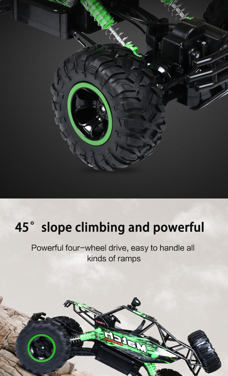 Harwelton™ 1:12 Remote Control 4x4 Monster Truck for Rough Terrain