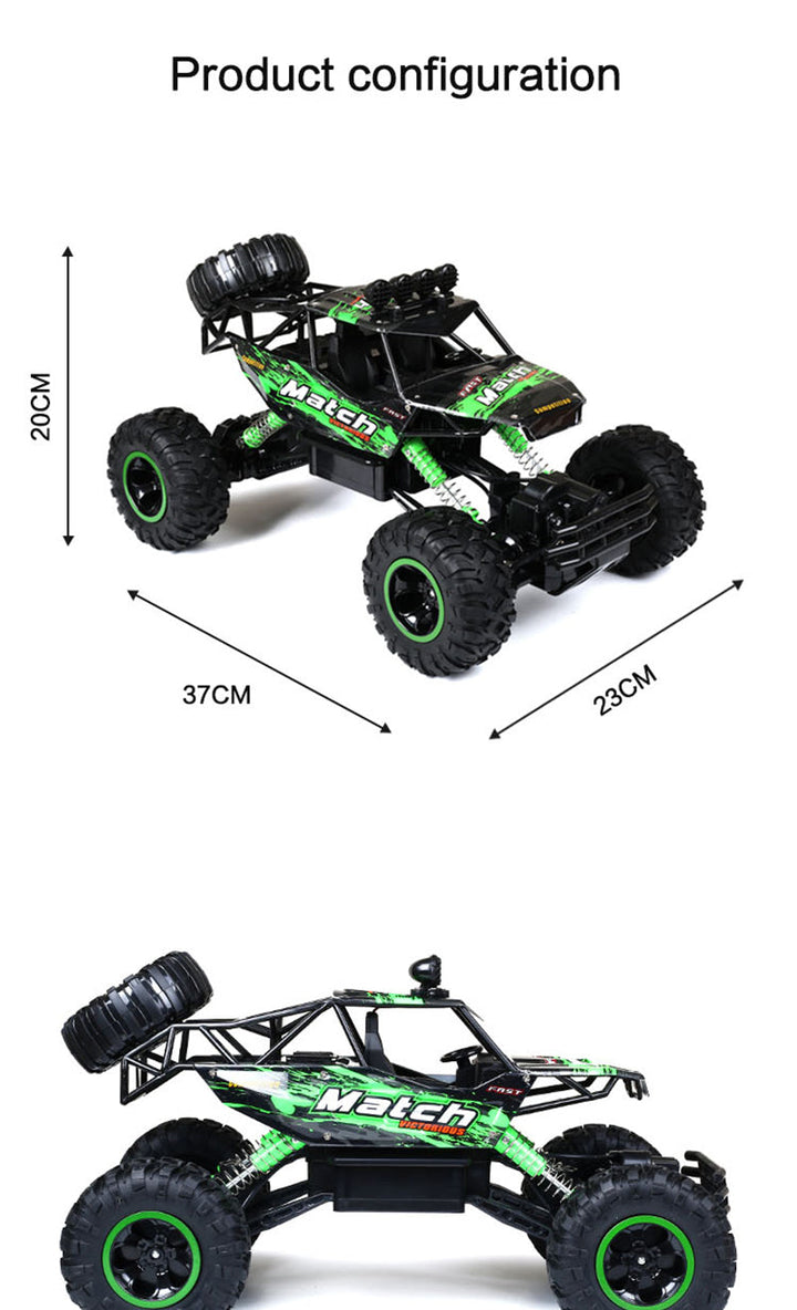 Harwelton™ 1:12 Remote Control 4x4 Monster Truck for Rough Terrain