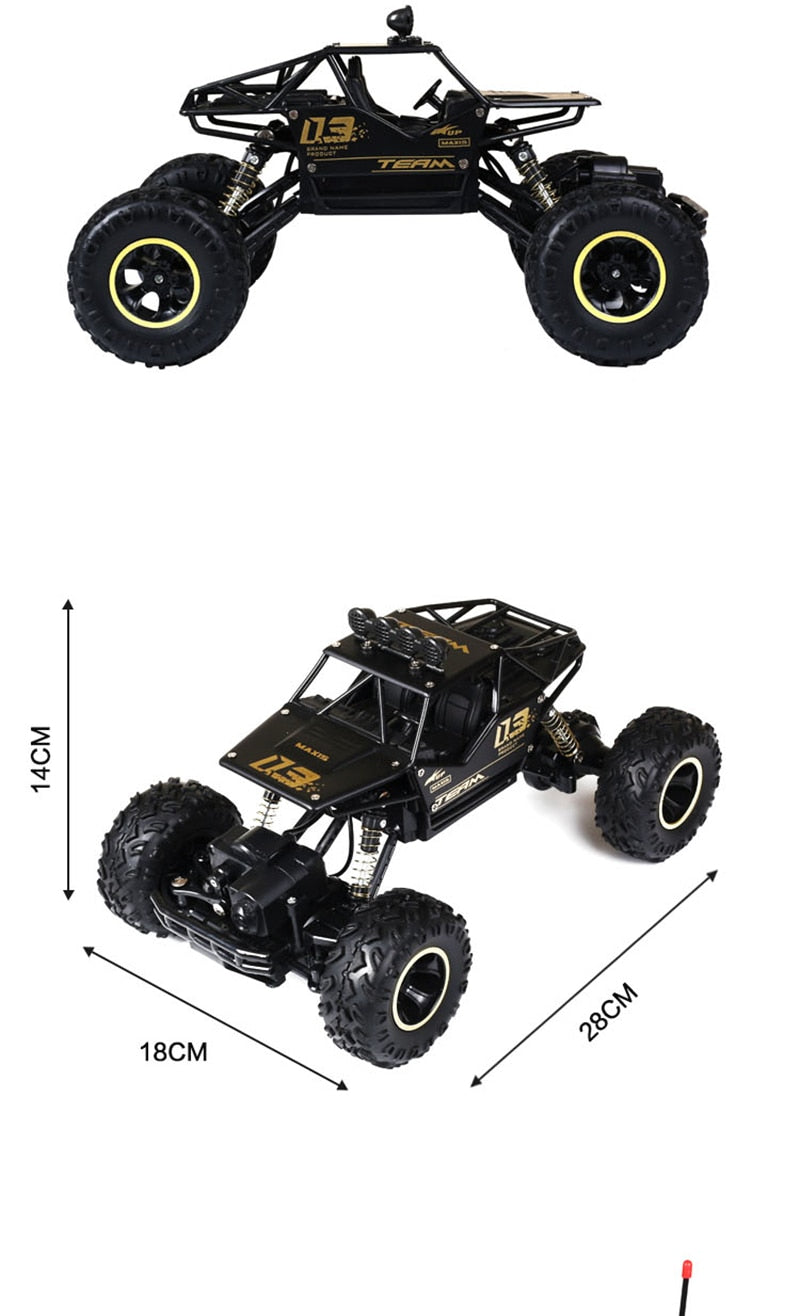 Harwelton™ 1:12 Remote Control 4x4 Monster Truck for Rough Terrain