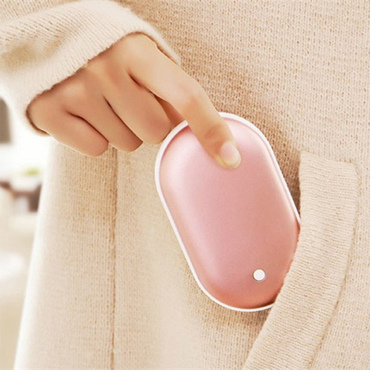 Harwelton™ Rechargeable Hand Warmer and 5200mAh Power Bank in One