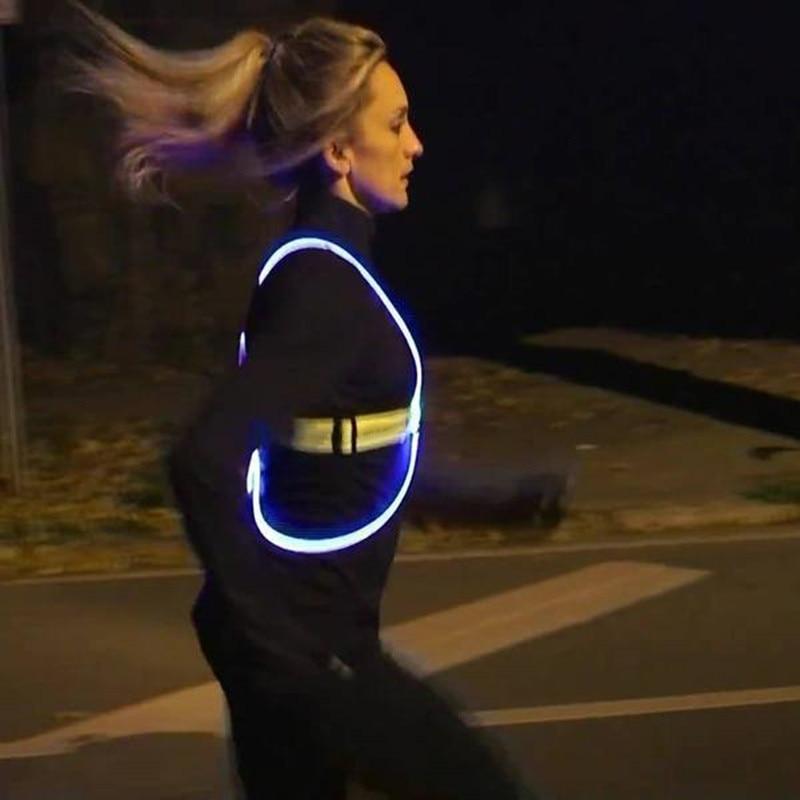 Light-Up Safety Vest with Flash Modes for Adults and Kids