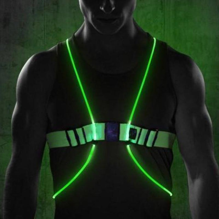 Light-Up Safety Vest with Flash Modes for Adults and Kids