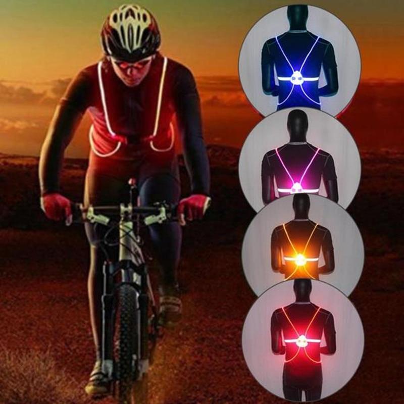Light-Up Safety Vest with Flash Modes for Adults and Kids