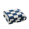 Harwelton™ Plush Navy Blue Throw Blanket for Year-Round Cosiness