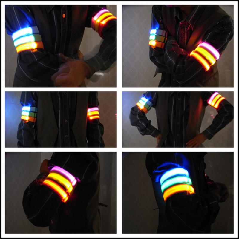 LED Reflective Safety Band for Running, Cycling and Dog Walks