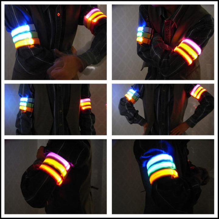 LED Reflective Safety Band for Running, Cycling and Dog Walks