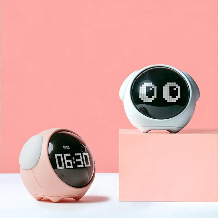 Harwelton™ Cute Dog Sunrise Alarm Clock with Voice Control and Night Light