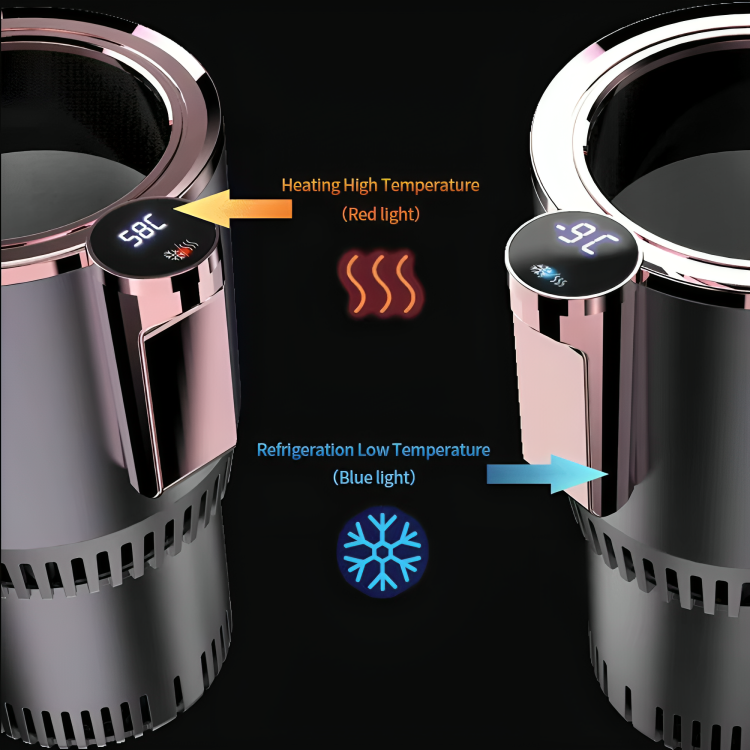 Hot and Cold Drinks Holder That Cools in Three Minutes