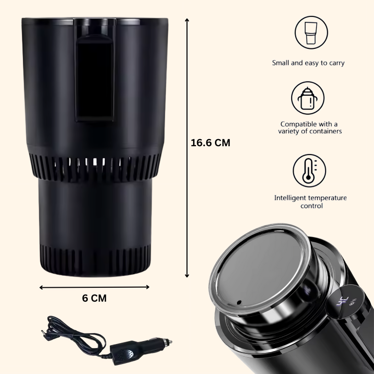 Hot and Cold Drinks Holder That Cools in Three Minutes