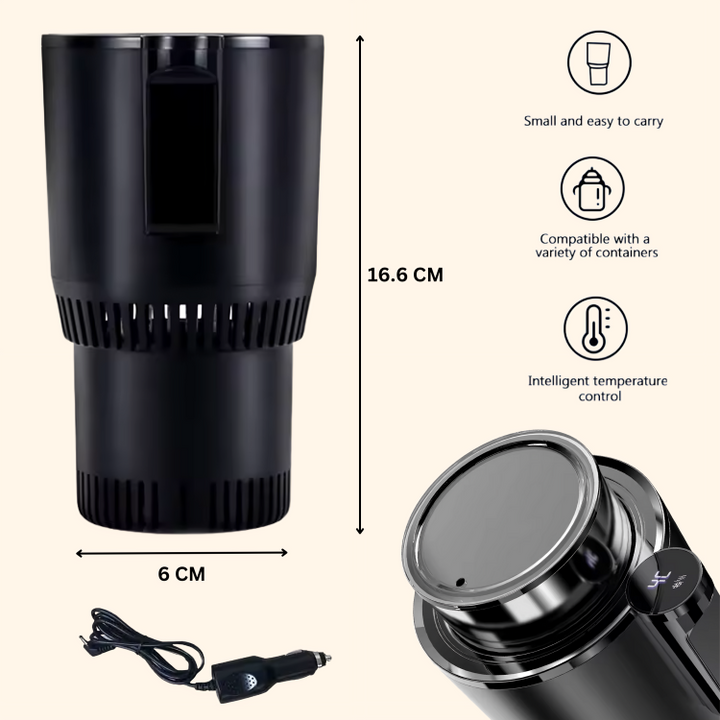 Hot and Cold Drinks Holder That Cools in Three Minutes