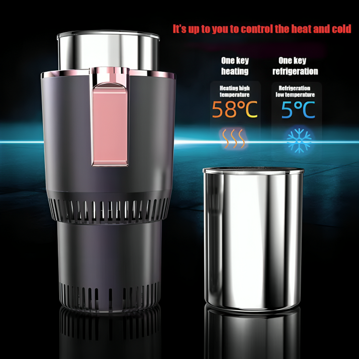 Hot and Cold Drinks Holder That Cools in Three Minutes