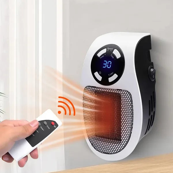 Harwelton™ Portable Electric Heater with Remote and 12-Hour Timer