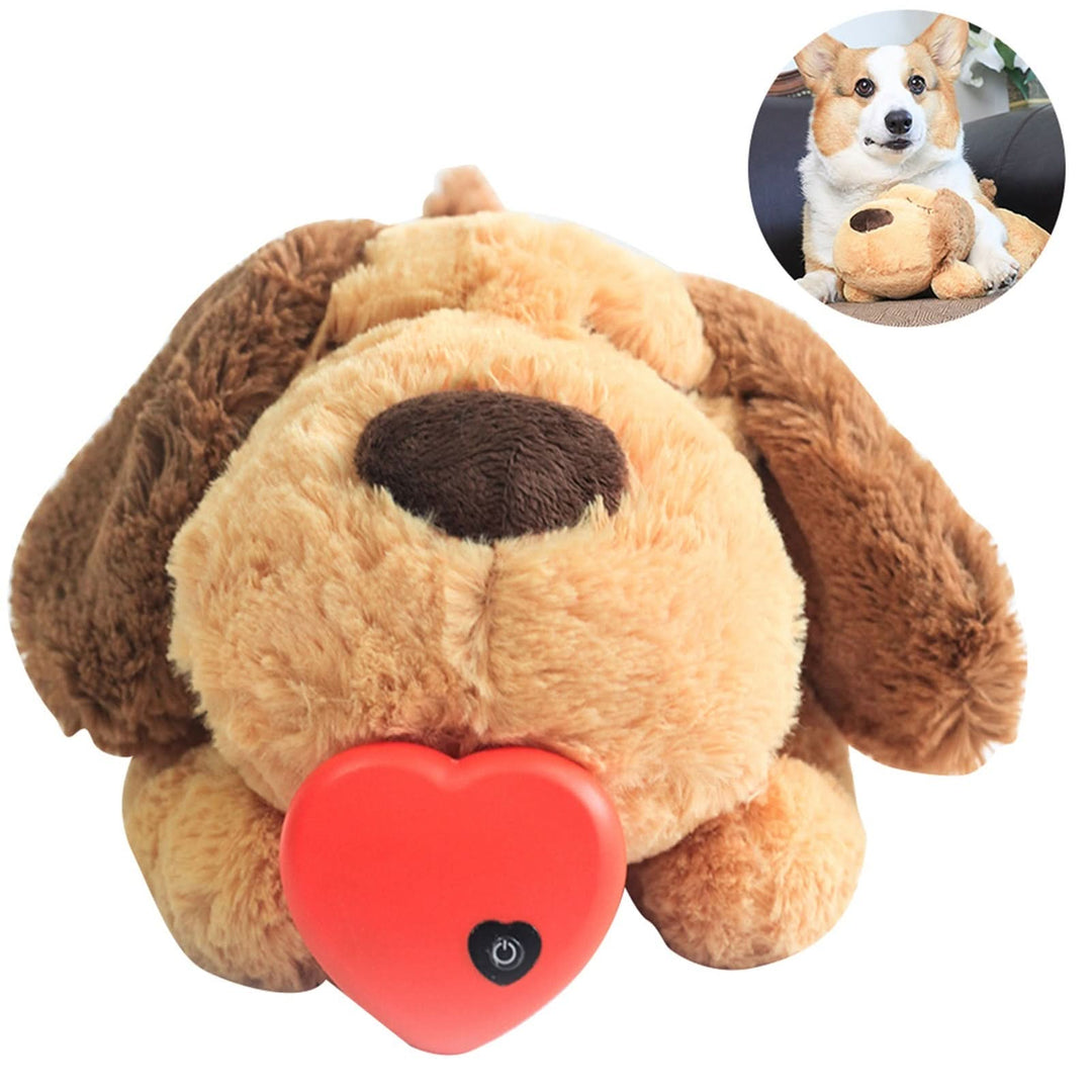 CUDDLEPUP - Soothing Plush Toy with Heartbeat for Puppies