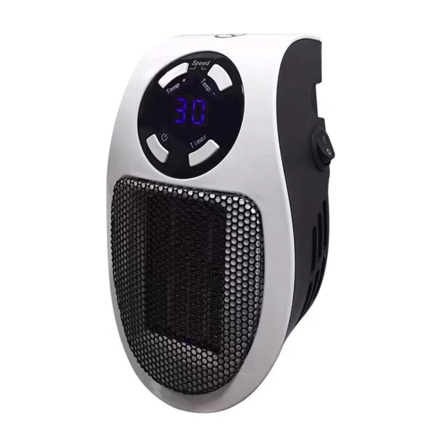 Harwelton™ Plug-In Mini Heater with LED Display and Remote