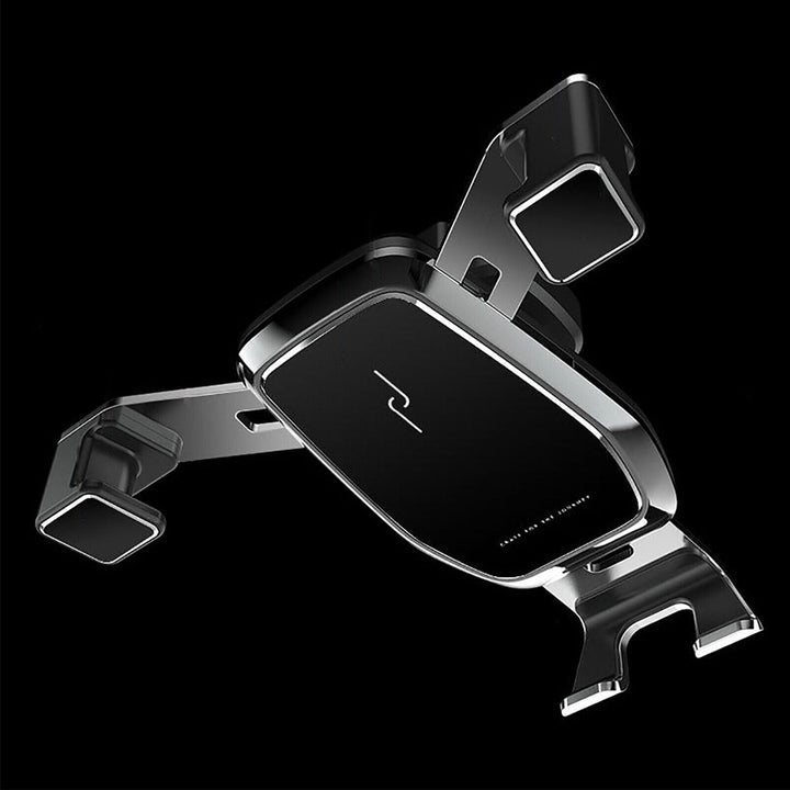 Universal Car Phone Holder with One-Hand Use and 360° Rotation