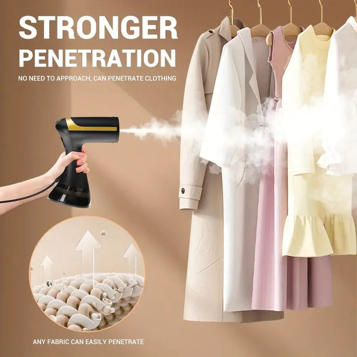 1500 W Handheld Garment Steamer with 30-Second Heat-Up