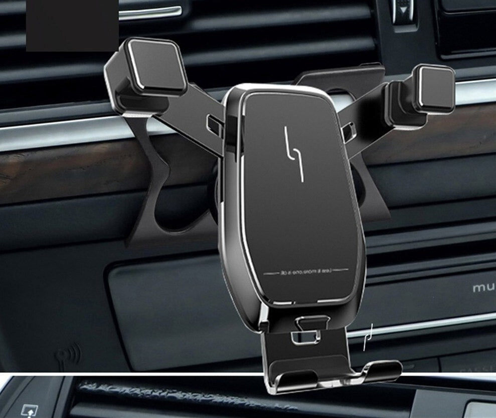 Universal Car Phone Holder with One-Hand Use and 360° Rotation
