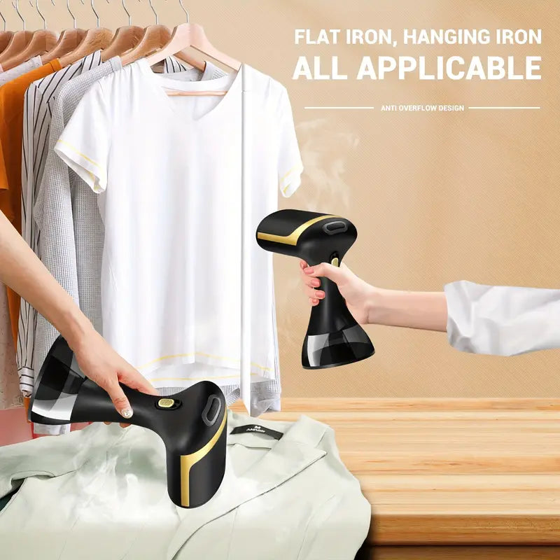 1500 W Handheld Garment Steamer with 30-Second Heat-Up