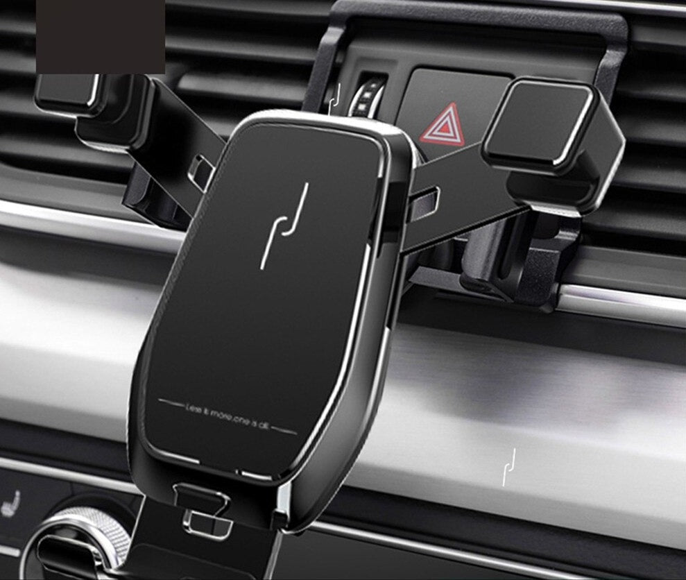 Universal Car Phone Holder with One-Hand Use and 360° Rotation
