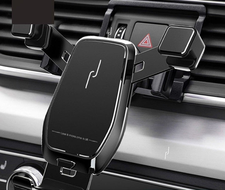 Universal Car Phone Holder with One-Hand Use and 360° Rotation