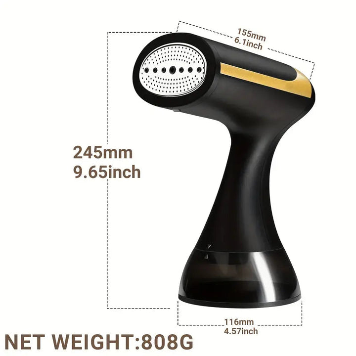 1500 W Handheld Garment Steamer with 30-Second Heat-Up