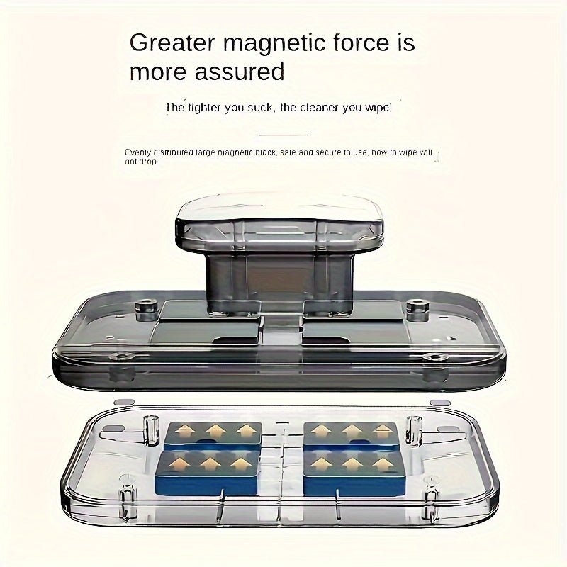 Magnetic Double-Sided Window Cleaner for Double Glazing