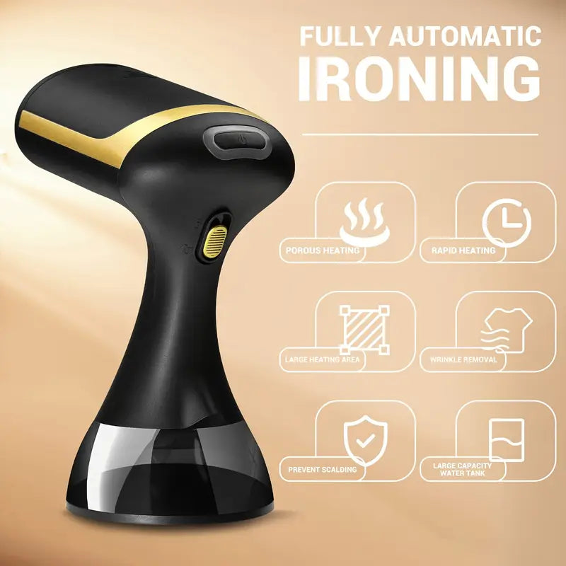 1500 W Handheld Garment Steamer with 30-Second Heat-Up