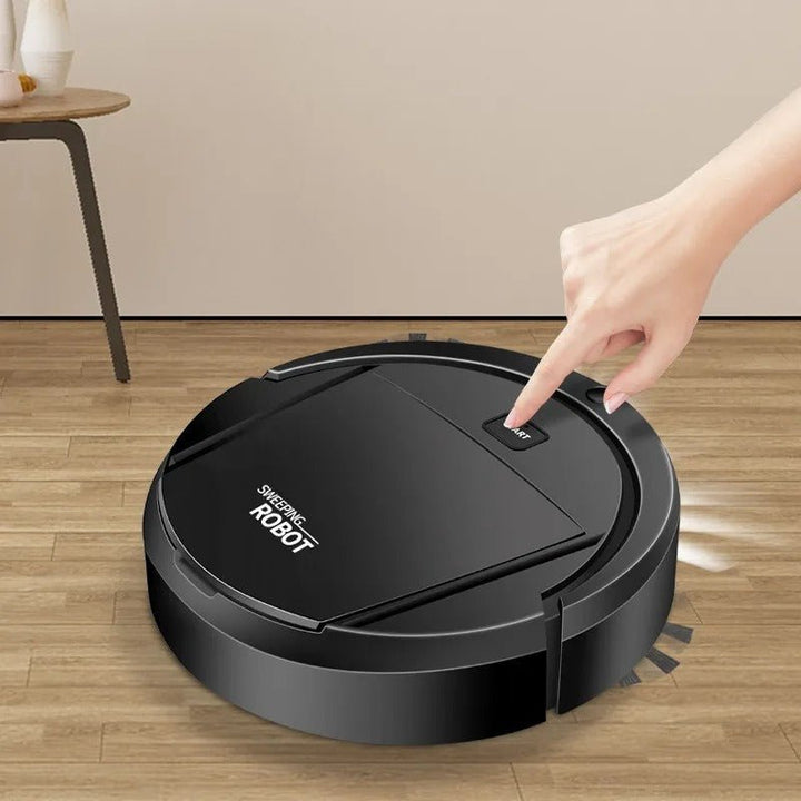 Quiet Robot Vacuum Cleaner with HEPA Filter and One-Touch Start