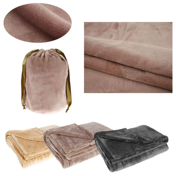 Harwelton™ Heated Flannel Blanket with USB Power – Warm for Two