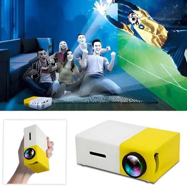 Portable Mini HD Projector for Big-Screen Films at Home