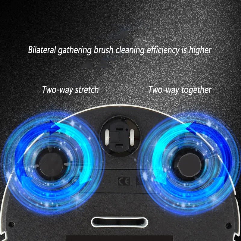 Quiet Robot Vacuum Cleaner with HEPA Filter and One-Touch Start